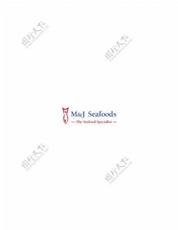 MandJSeafoodslogo设计欣赏MandJSeafoods食物品牌标志下载标志设计欣赏