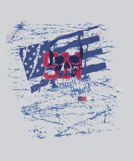 创意美国国旗图片