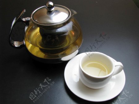 茶和杯图片