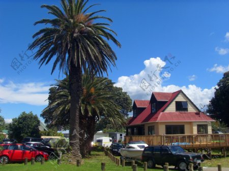 新西兰小镇风景图片
