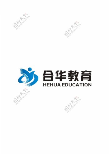 教育logo学校logo合华教育