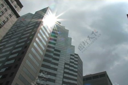 一个哥伦布中心摩天大楼股票视频