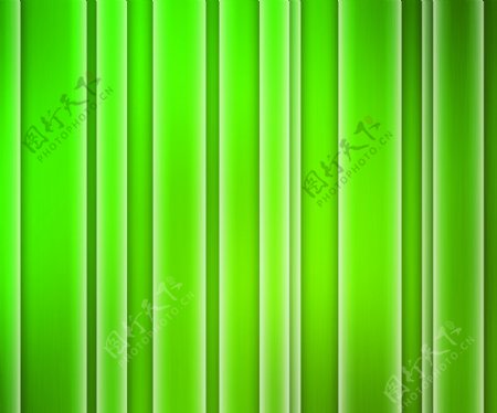 发光的绿色条纹背景