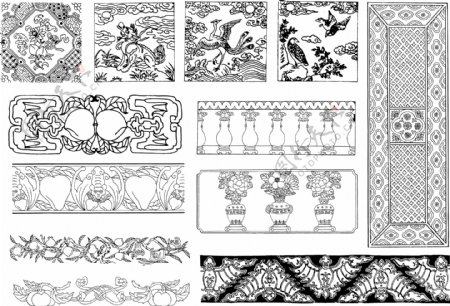 15中国古典矢量素材