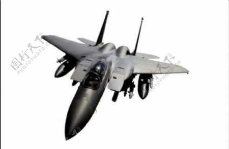 军事鹰F15战斗机的矢量图形