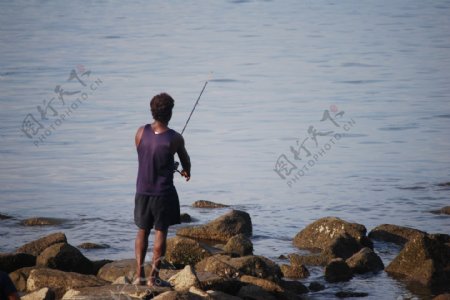 钓鱼人图片