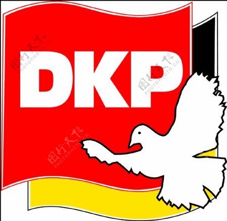 和平的旗帜标志DKP