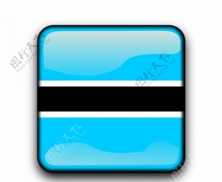 博茨瓦纳国旗矢量