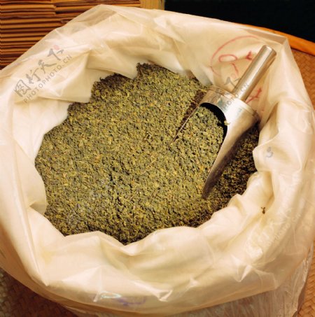 待包装的原产地茶