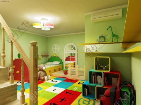 可爱儿童房设计