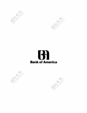 BankofAmericalogo设计欣赏BankofAmerica国际银行LOGO下载标志设计欣赏