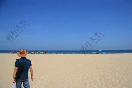 湛江东海岛海滩图片
