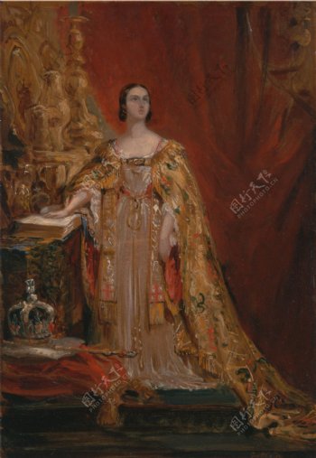 1838年的六月二十八日维多利亚女王加冕誓言图片