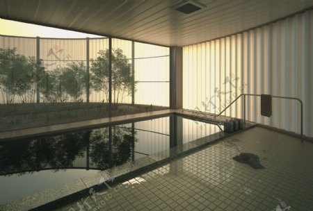 室内游泳池PSD室内设计