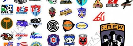 足球标志logo设计图片