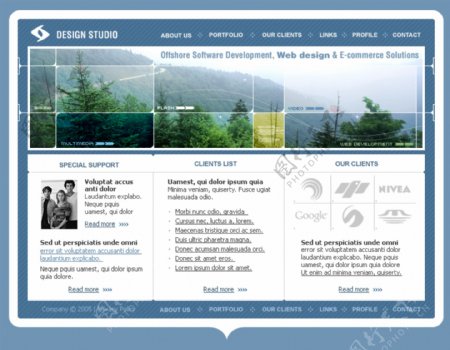 网页设计版式设计