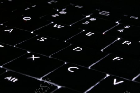 黑色电脑键盘图片