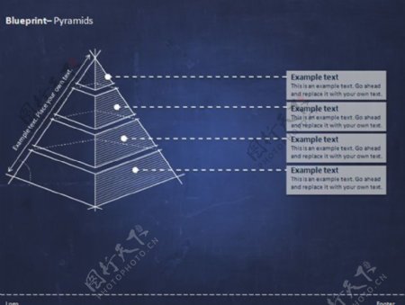 金字塔ppt图表模板