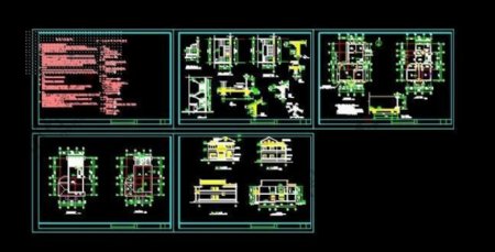 带阁楼二层实用型别墅设计图10x15