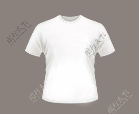 LOGO展示背景空白的T衫