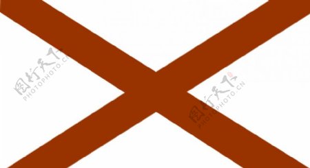 矢量夹阿拉巴马州艺术的旗帜