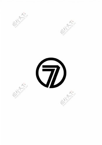 7TVlogo设计欣赏7TV电视台标志下载标志设计欣赏