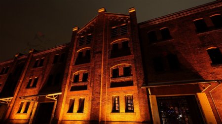 欧式建筑夜景图片
