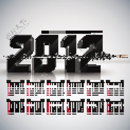 向量2012的破碎与日历