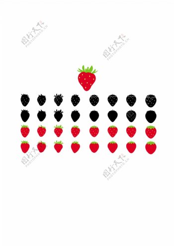 草莓矢量图合集