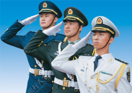 中国人民解放军三军人物PSD