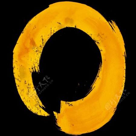 黄色圆圈AE源文件素材