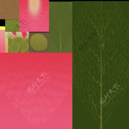 植物花草装饰素材室内装饰用品素材花草模型84