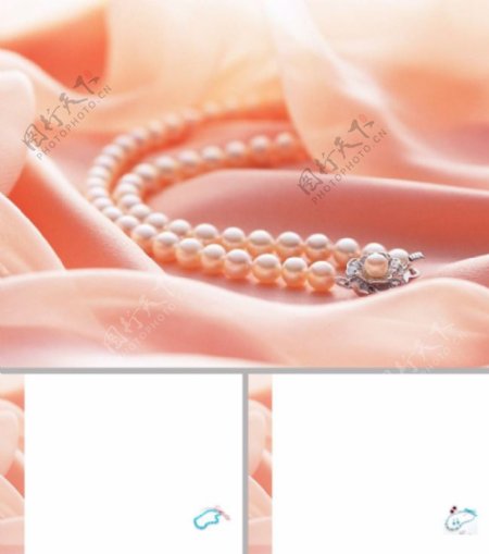 粉色珠宝行业ppt模板