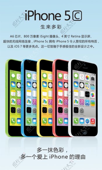 iphone5c海报图片