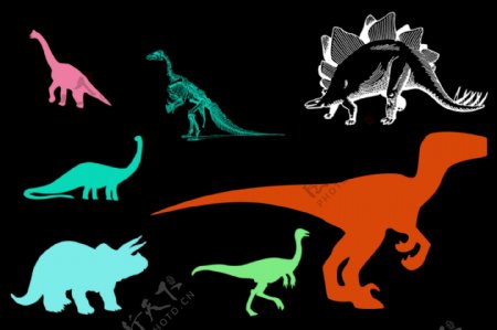 多款恐龙