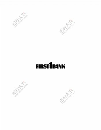 FirstBanklogo设计欣赏FirstBank金融机构LOGO下载标志设计欣赏