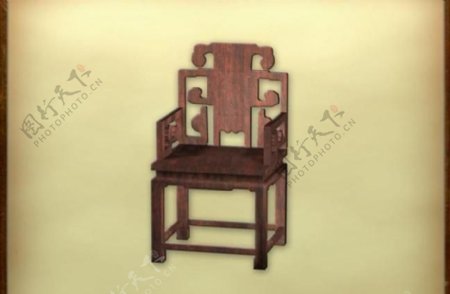 中国古典家具椅子0203D模型