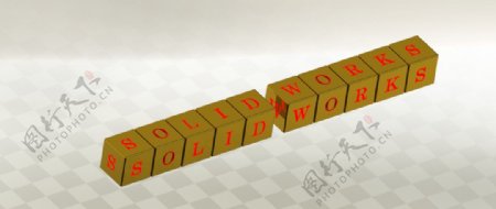 SolidWorks的立方体