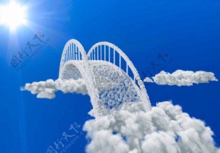 天空中的云桥