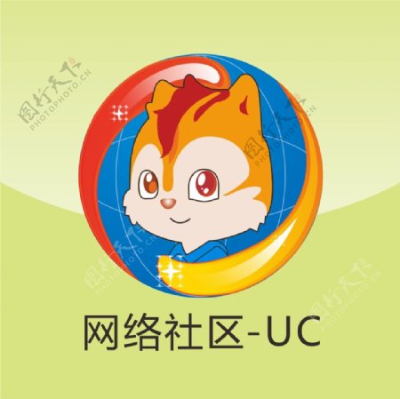 UC浏览器网络社区logo应用图标