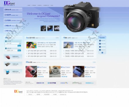 相机销售模板图片