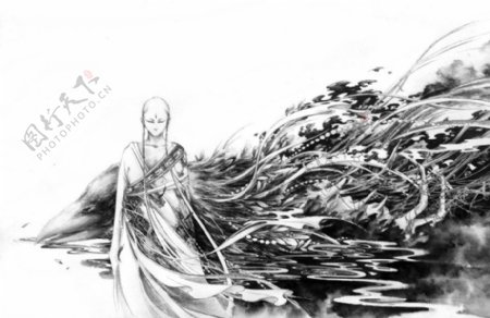位图插画师VIKILEE中国艺术免费素材