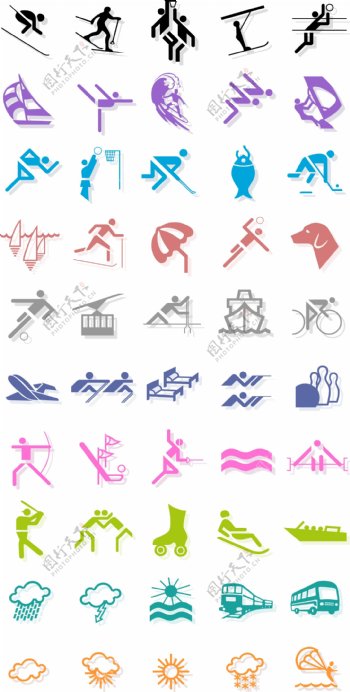 奥运图标体育运动图片