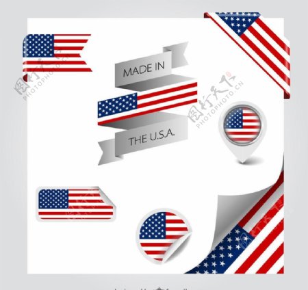 美国国旗应用图片