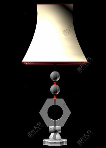水晶台灯变化无形图片