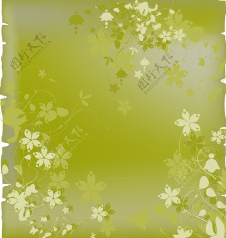 绿色动感线条花纹底纹图片