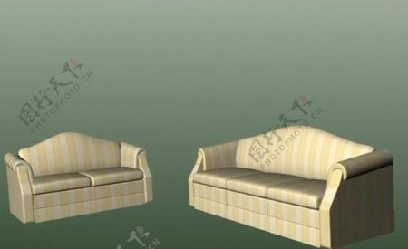 当代现代家具沙发3D模型B028