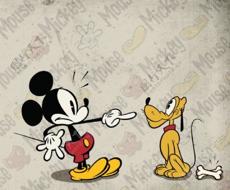 位图卡通卡通动物米奇米老鼠免费素材
