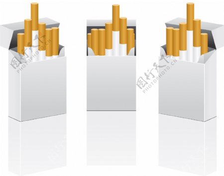 香烟矢量素材图片