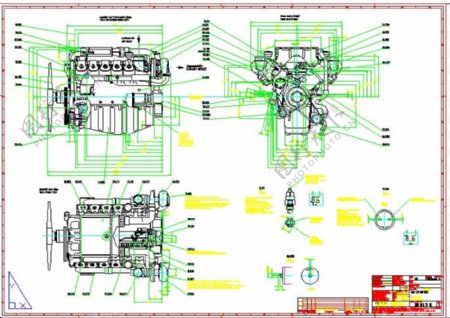 12V183TB32发动机图纸